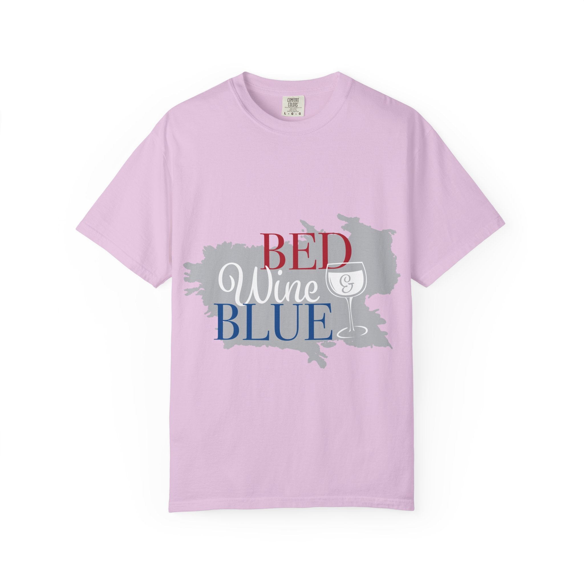 T-Shirt — "Red Wine Blue" Patriotic Graphic Tee (Fourth of July, Americana)
