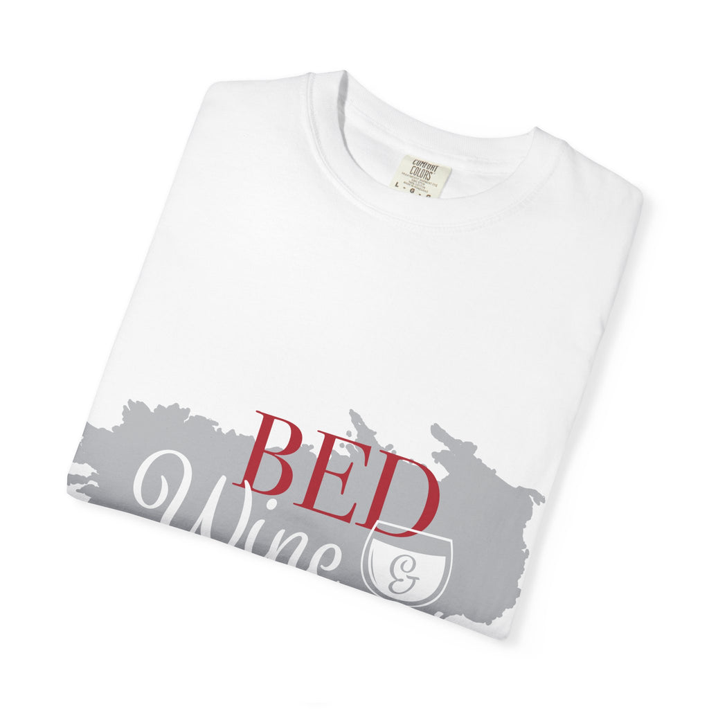 T-Shirt — "Red Wine Blue" Patriotic Graphic Tee (Fourth of July, Americana)