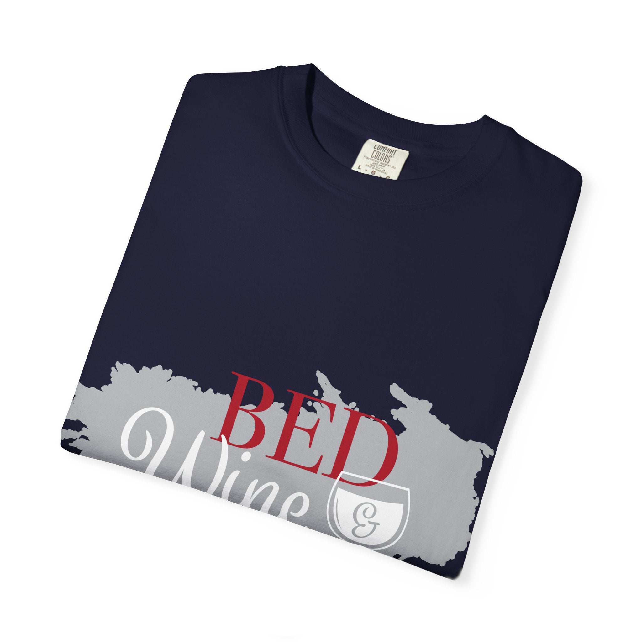 T-Shirt — "Red Wine Blue" Patriotic Graphic Tee (Fourth of July, Americana)