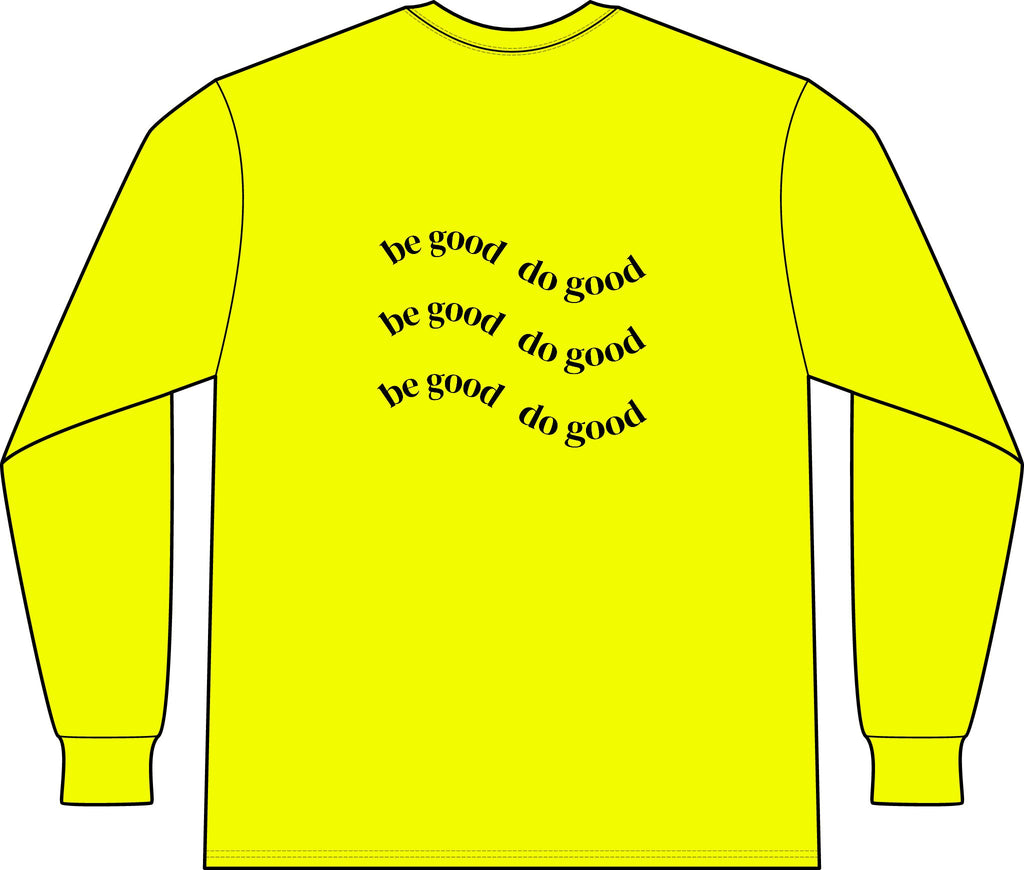 Long Sleeve Pocket Tee - "Cruisin' My Way into 60" Birthday Shirt with 'Be Good Do Good' Back Design