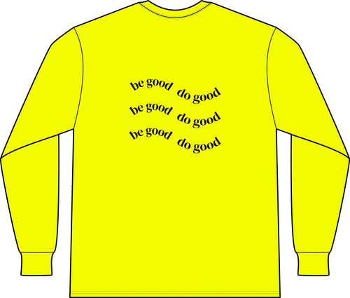 Long Sleeve Pocket Tee - "Cruisin' My Way into 60" Birthday Shirt with 'Be Good Do Good' Back Design