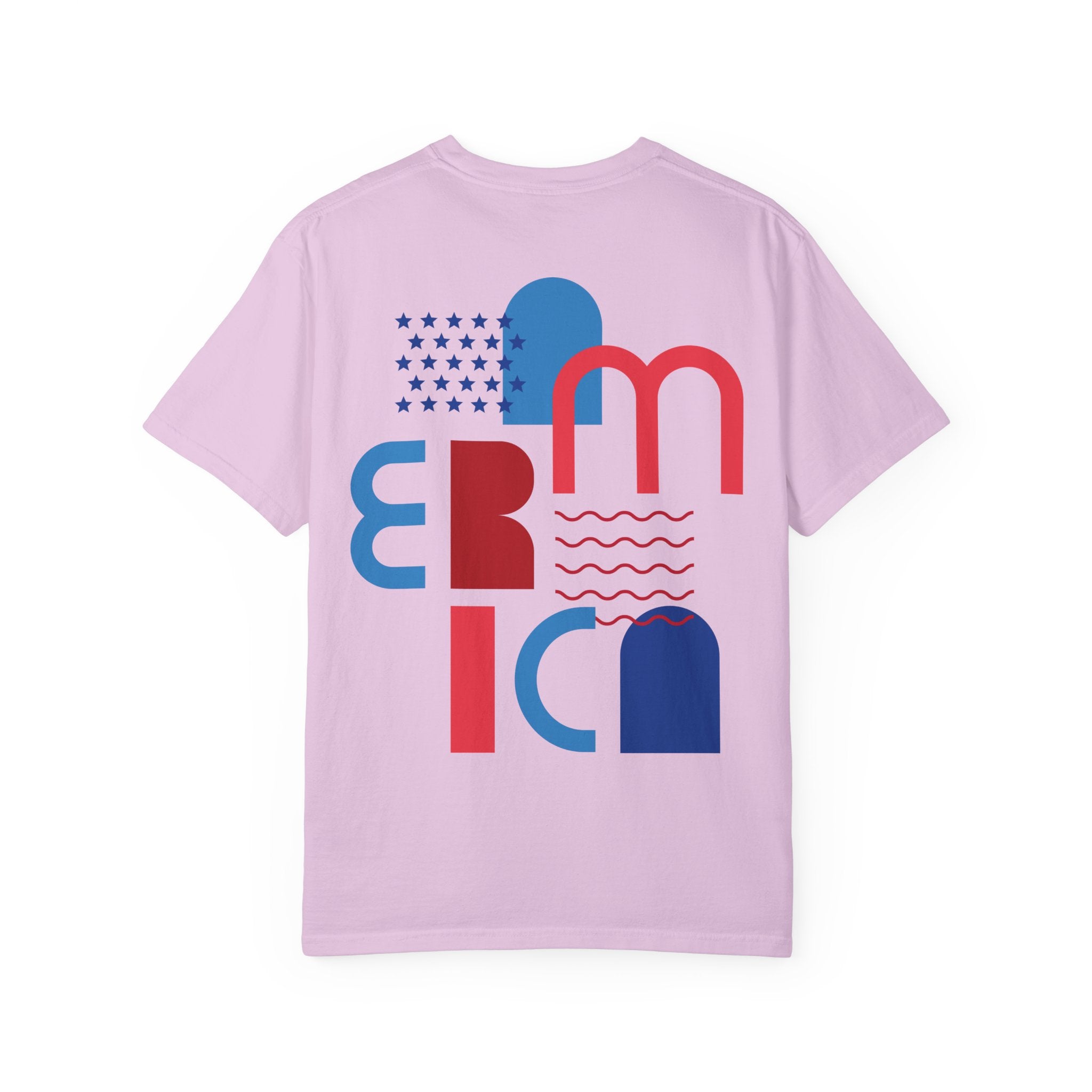 T-Shirt — "Red Wine Blue" Patriotic Graphic Tee (Fourth of July, Americana)