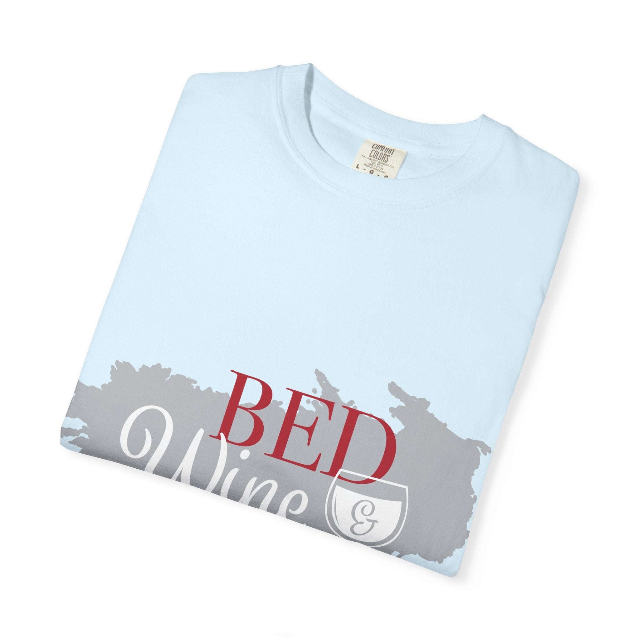 T-Shirt — "Red Wine Blue" Patriotic Graphic Tee (Fourth of July, Americana)