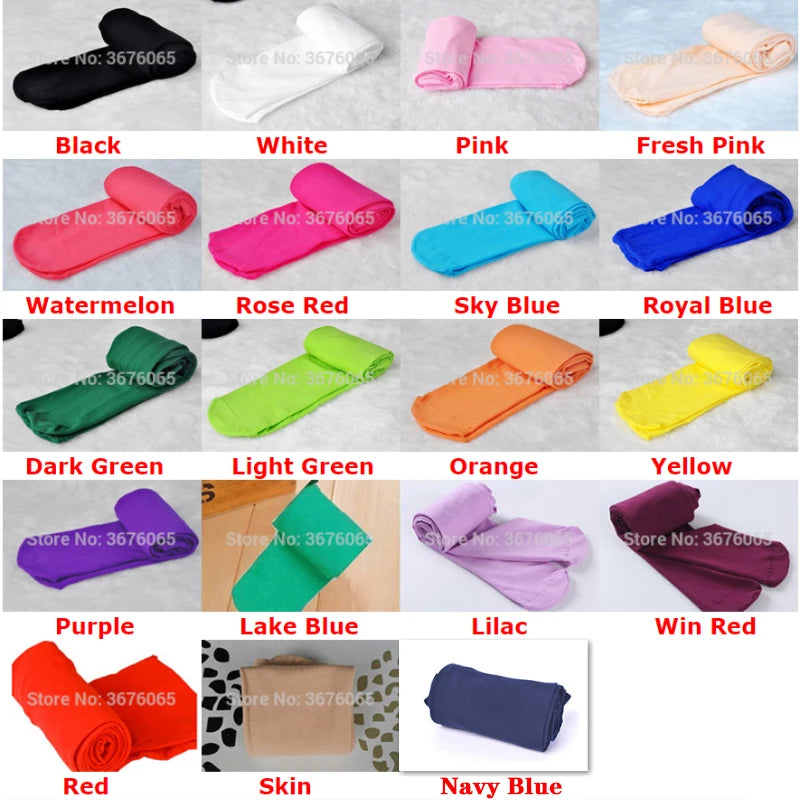 Summer Spring Candy Color Kids Girls Pantyhose Ballet Dance Tights for