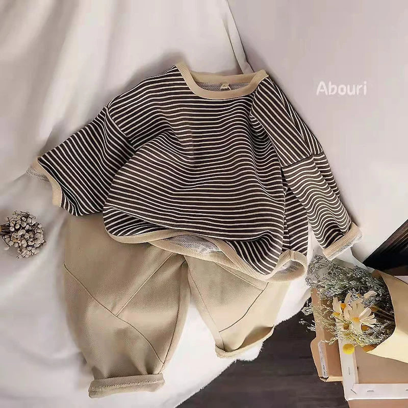 Spring Kids Sweatshirt For Toddler Boys Girls Top Clothes Autumn Cotton