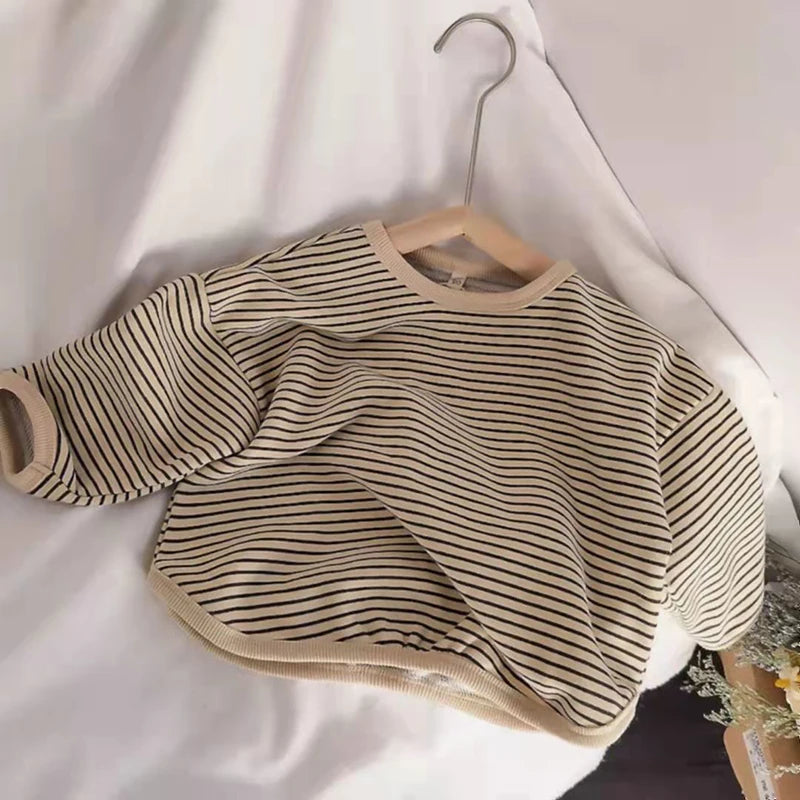 Spring Kids Sweatshirt For Toddler Boys Girls Top Clothes Autumn Cotton