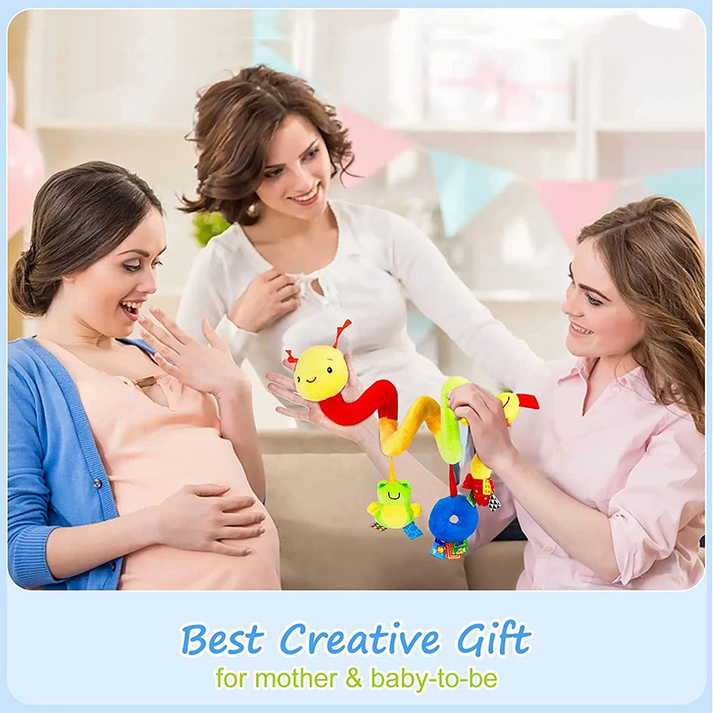 Cute Activity Musical Spiral Crib Stroller Car Seat Travel Hanging