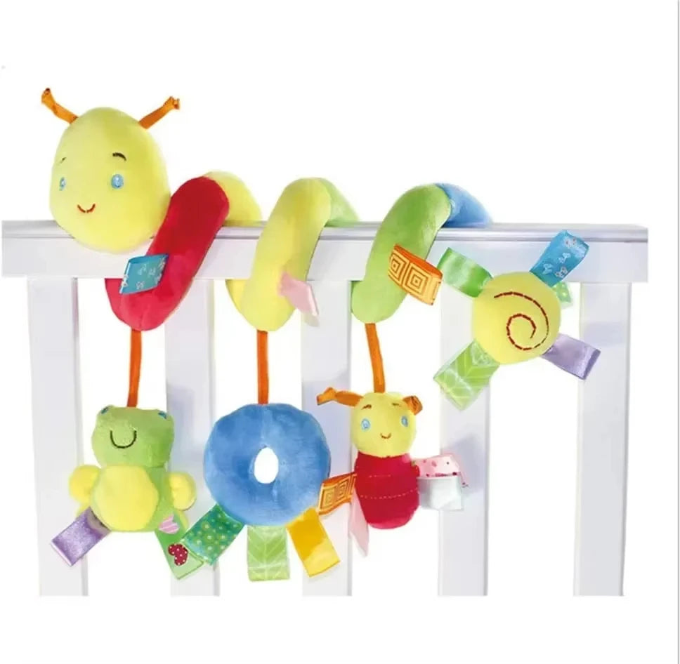 Baby Crib Hanging Rattles Toy Car Seat Toy Soft Mobiles Stroller Crib