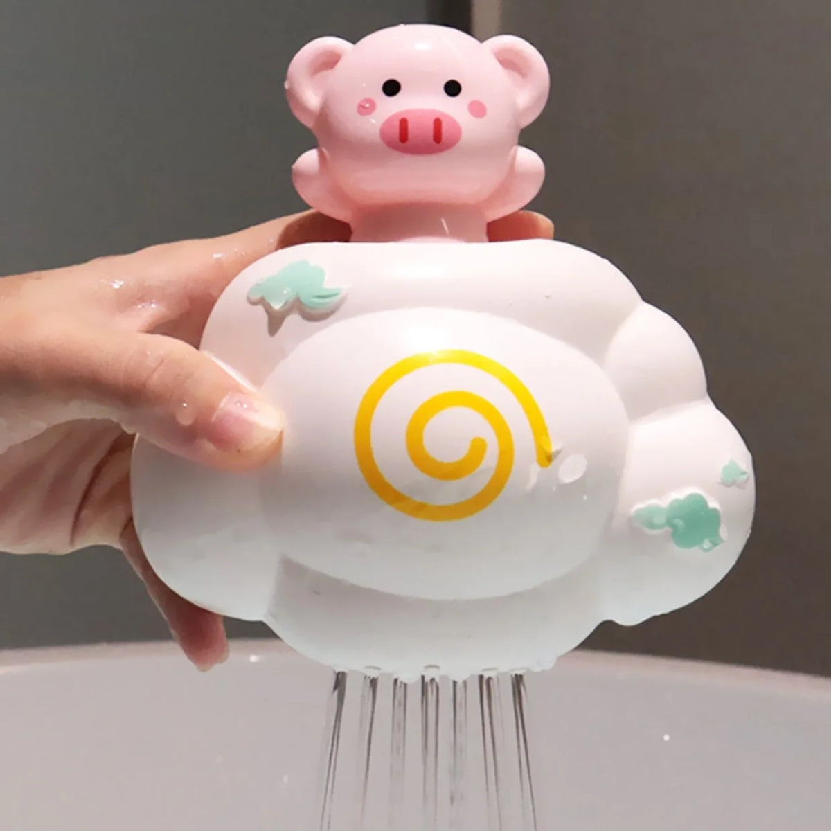 Baby Bath Toy Bathing Swimming Water Spraying Clouds Shower Bath Toy