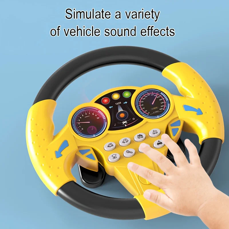 1PC Car Steering Toy Steering Wheel Toy Creative Children's Education