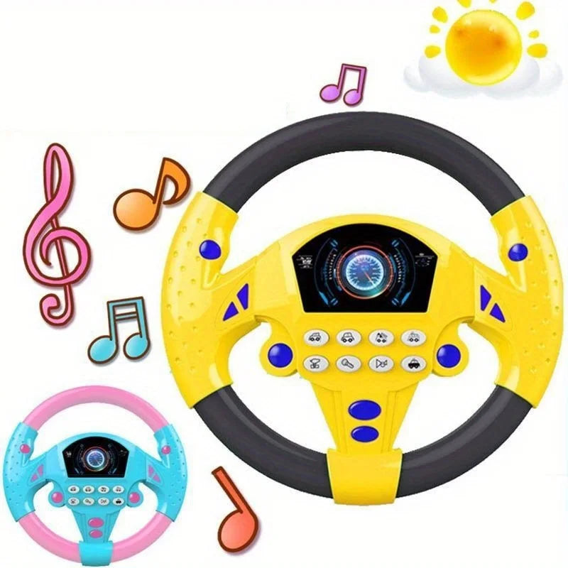1PC Car Steering Toy Steering Wheel Toy Creative Children's Education