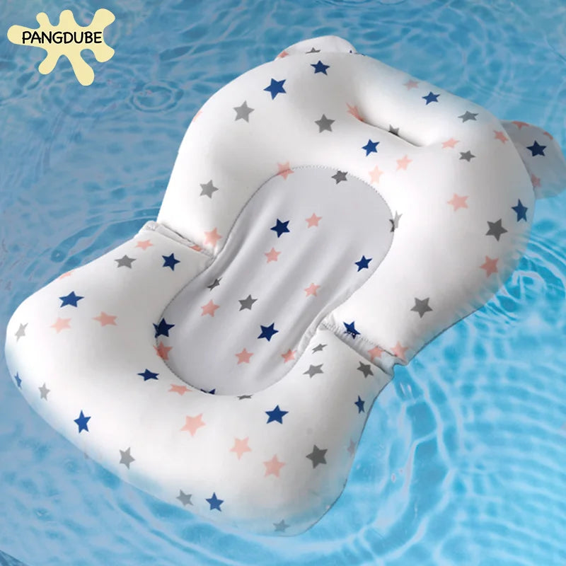 PANGDUBE Baby Bath Seat Newborn Bathtub Cushion Adjustable Support