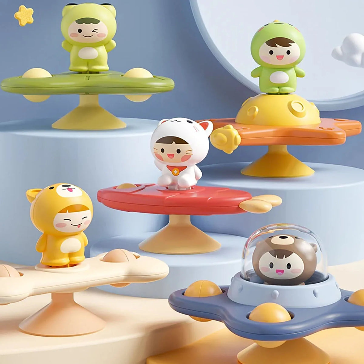 Baby Soothe Toy Cartoon Airplane Soothe Baby Baby Bath Fun Sucker
