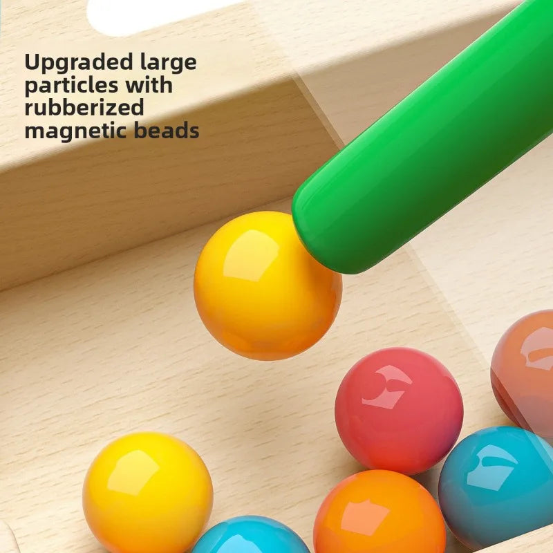 Magnetic Color and Number Maze Learning Education Toy Color Matching