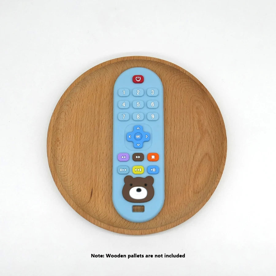 1/4pcs Children's teething remote control silicone material baby
