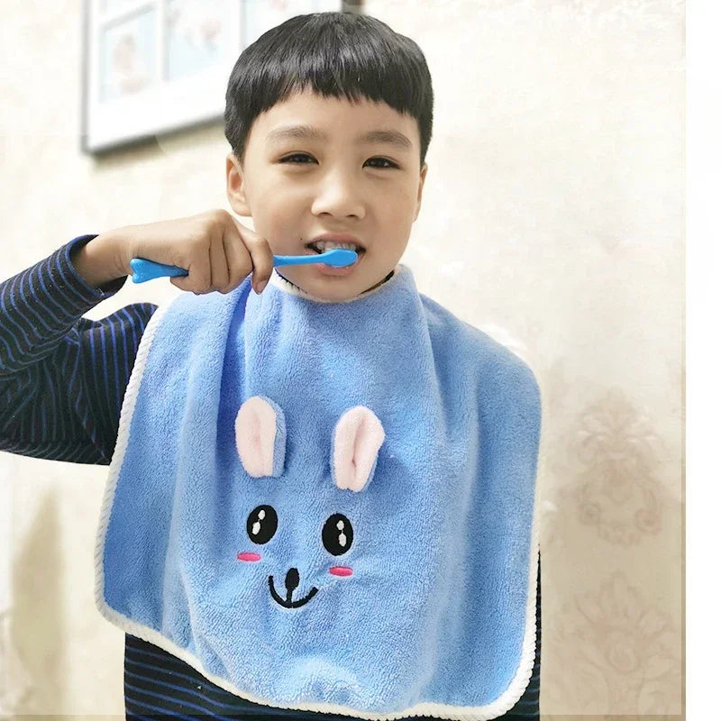 Baby Bibs Washing Face Towel Soft Salive Towel Boys Girls Learning