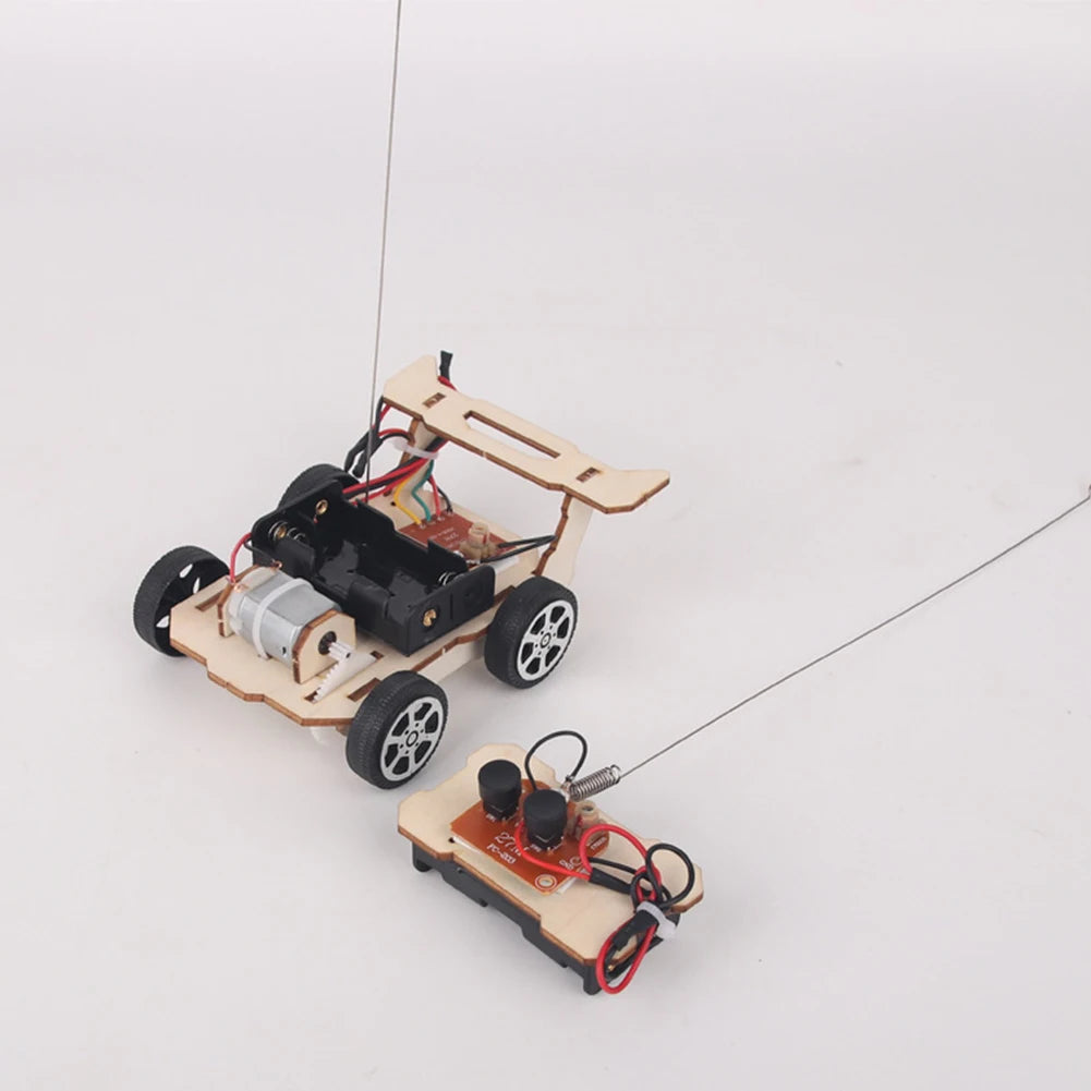 DIY RC Car Model Assemble Kit Mini Teaching Learning STEM Project