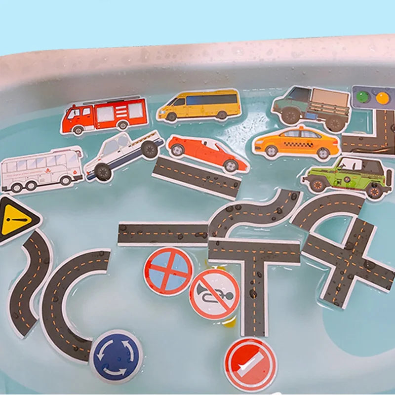 Baby Bath Toy Floating Foam EVA Puzzle Bathing Toy Letter Number