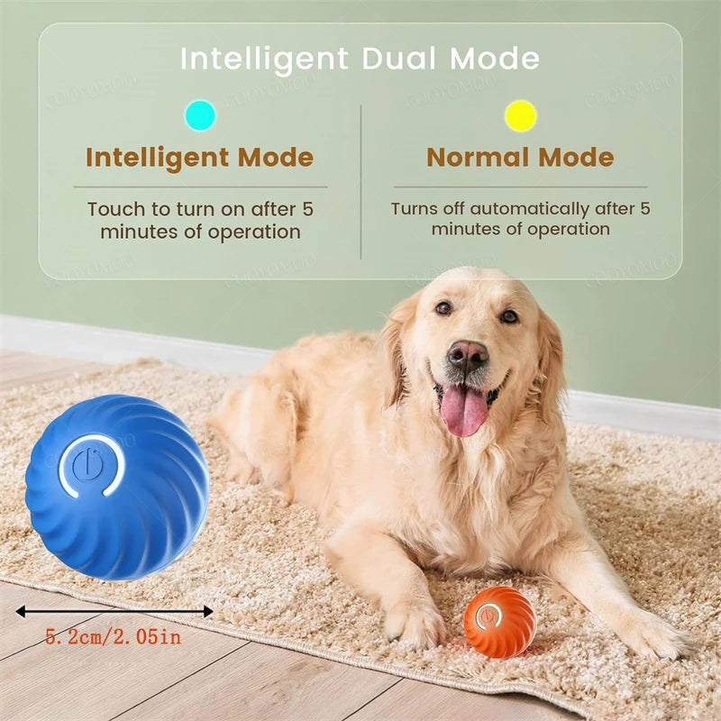 Smart Dog Toy Ball Electronic Interactive Pet Toy Moving Ball USB