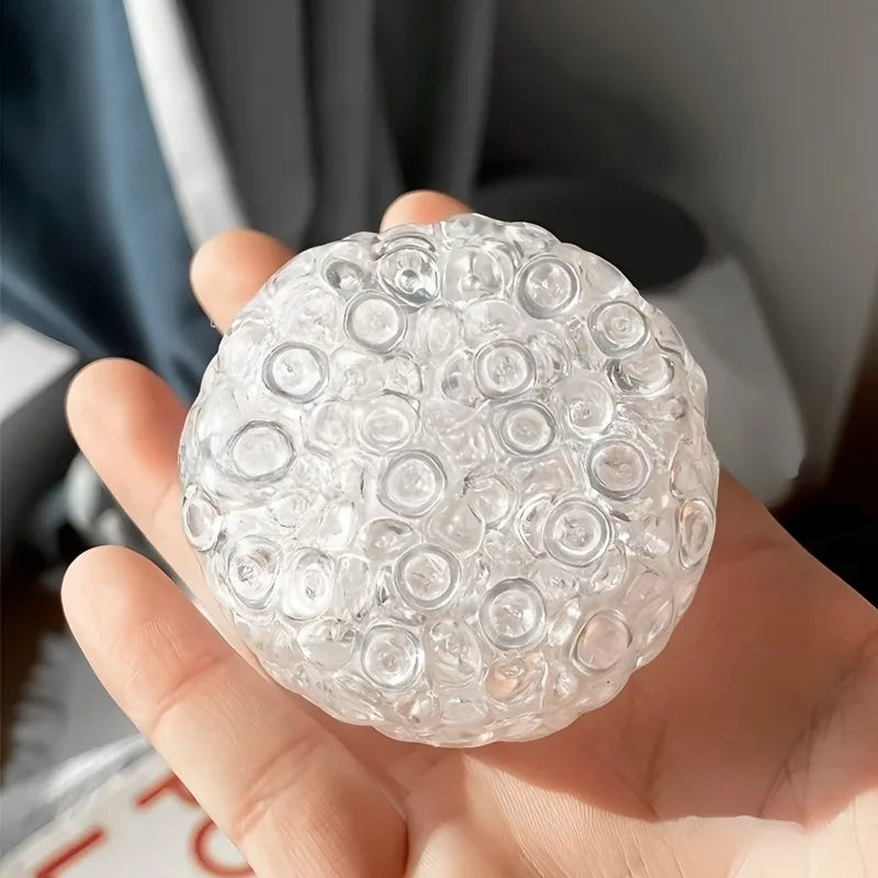Squishy Balls Ice Beads Squeeze Toy Super Soft Mochi Fidget Toy Slow