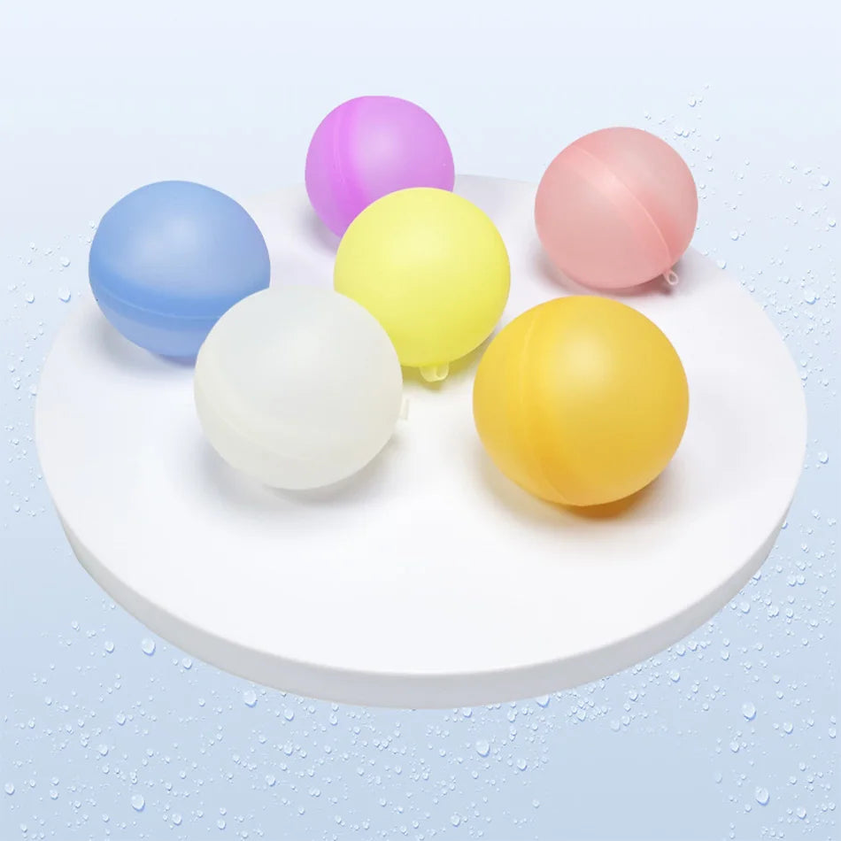 Reusable Water Balloons, Refillable Quick Fill Colorful Water Splash