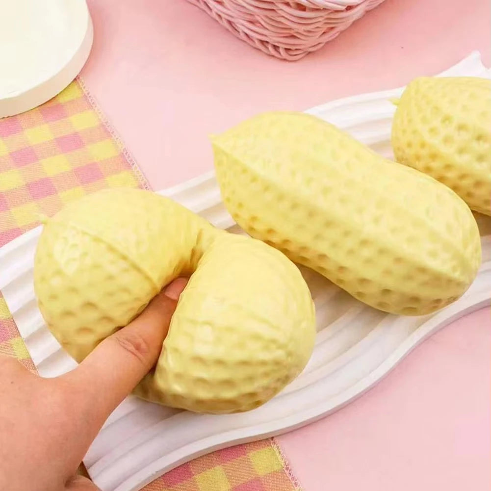 Peanut Simulate Squishy Toy Stress Relief Tool Soft Texture Squishies