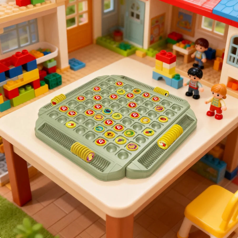 Fun Fruit Flip Game Baby Memory Logic Thinking Training Multi Player