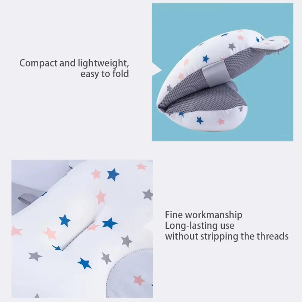 PANGDUBE Baby Bath Seat Newborn Bathtub Cushion Adjustable Support