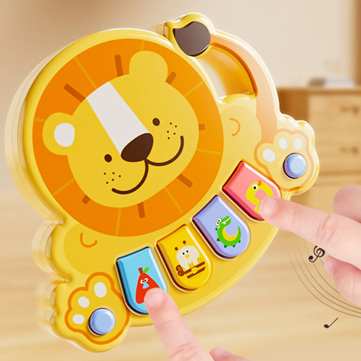 Baby Lion Music Box Toy Baby Music Enlightenment Toy Music Keyboard