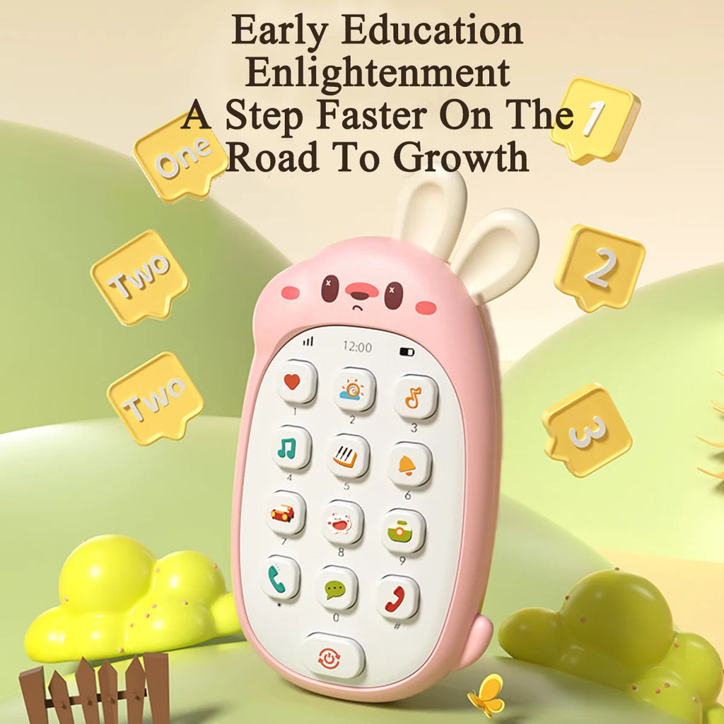 Children's mobile phone Toy can gnaw on babies' intelligence early