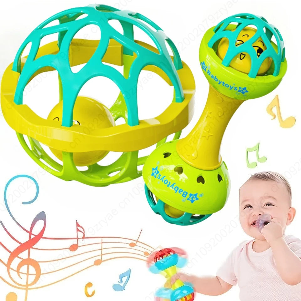 3/1pcs Baby Rattles 0 12 Months Baby Educational Toy Shaker Grab Spin