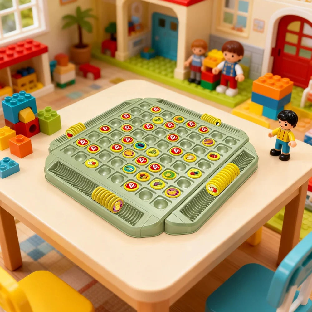 Fun Fruit Flip Game Baby Memory Logic Thinking Training Multi Player