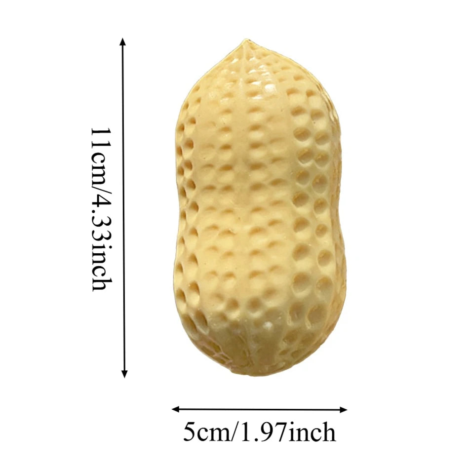 2 Styles Peanut Squishy Toy Crunchy Or Slow Rebound Food Shaped