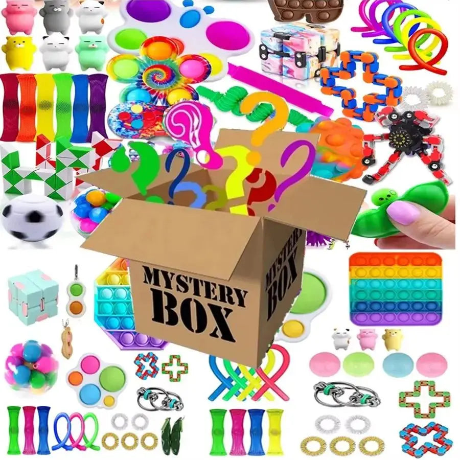 6-50pcs Random Fidget Toy Mystery Gifts Pack Surprise Box 300