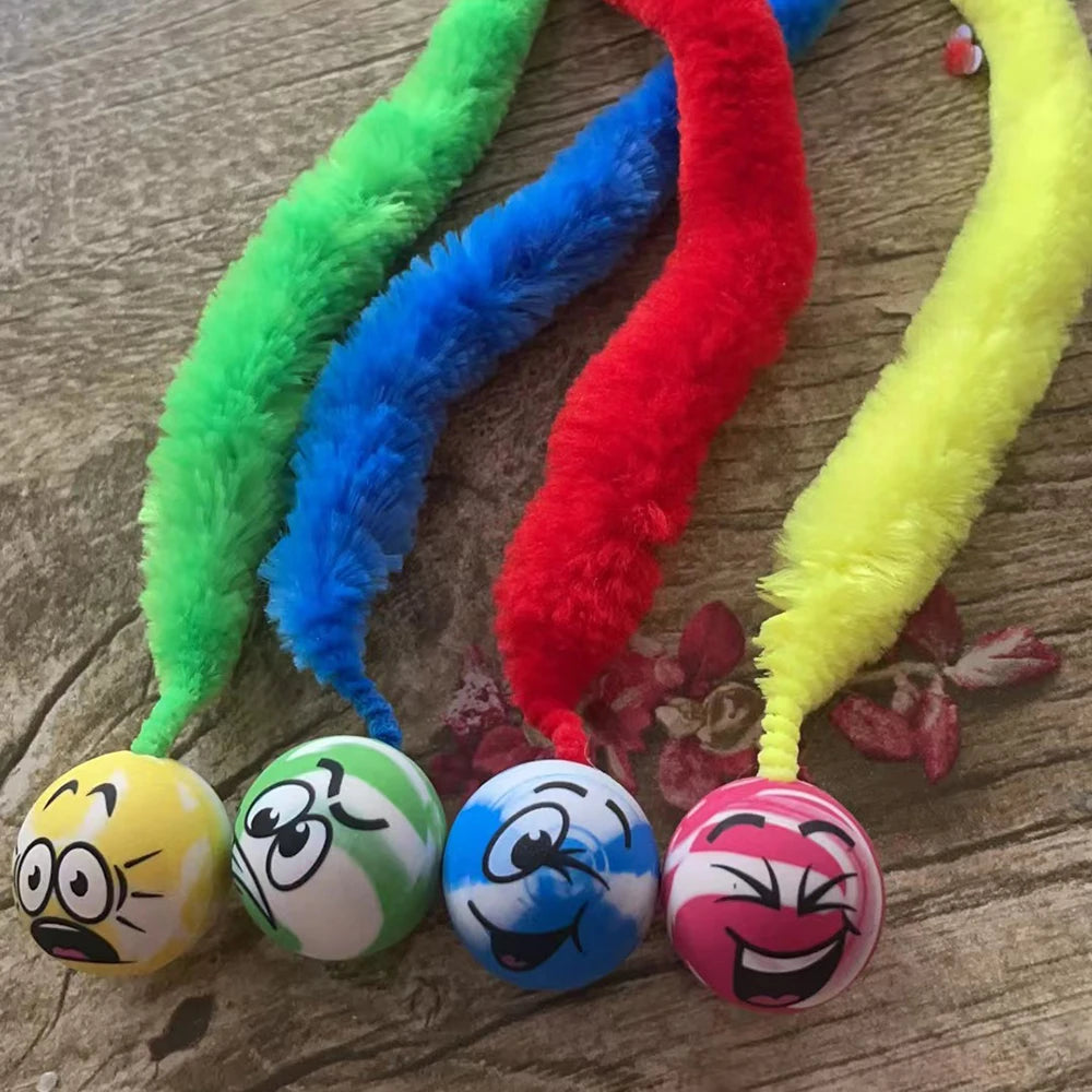 Cat interactive Toy Tickle Cat Colorful bouncing ball Pet supplies