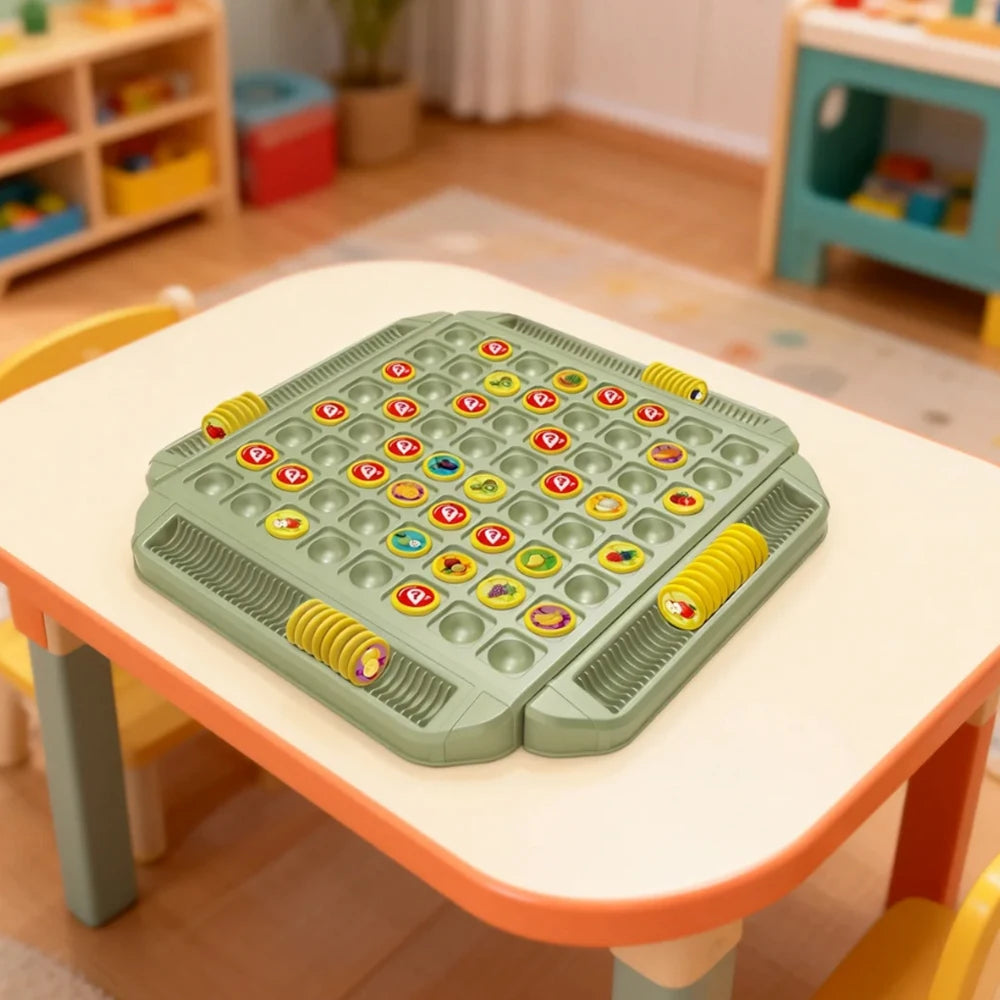 Fun Fruit Flip Game Baby Memory Logic Thinking Training Multi Player