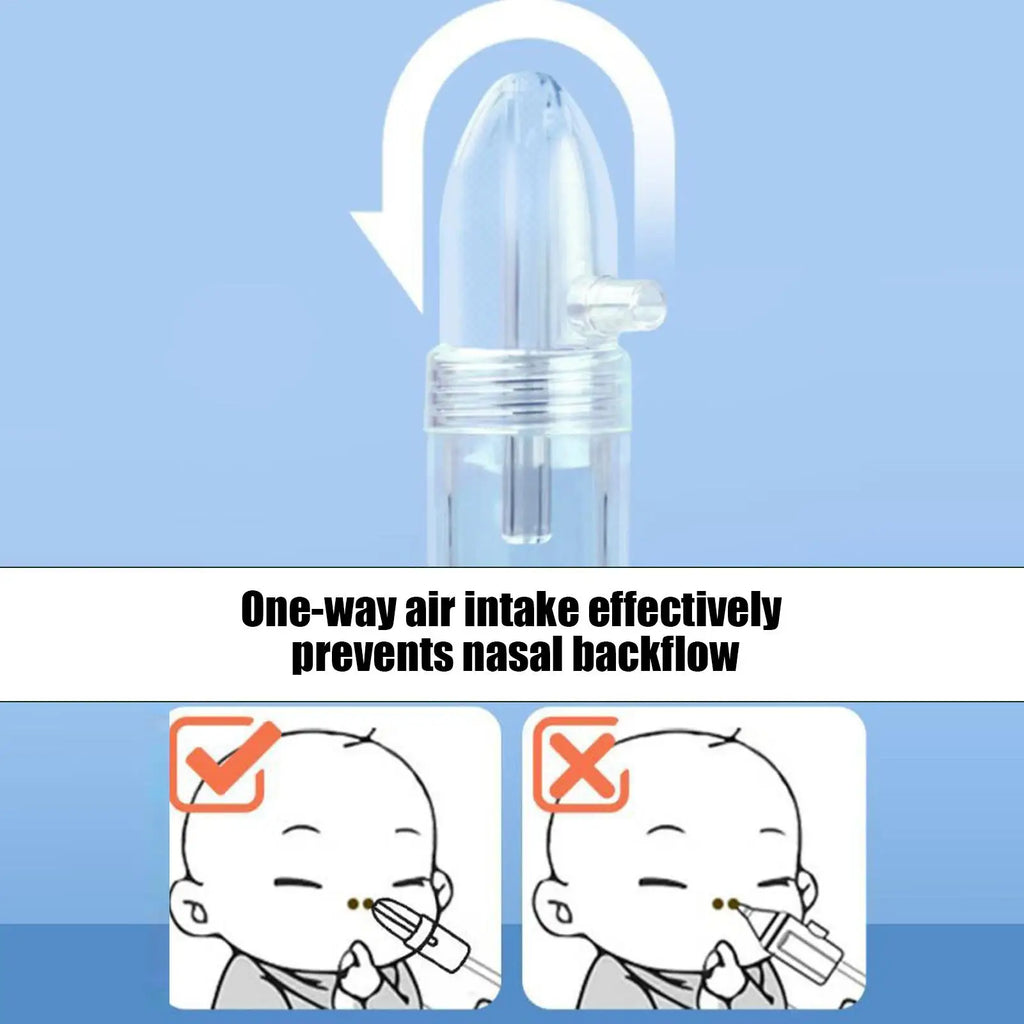 Baby Nasal Aspirator Nose Sucker Nasal Aspirator Quiet Manual Nose