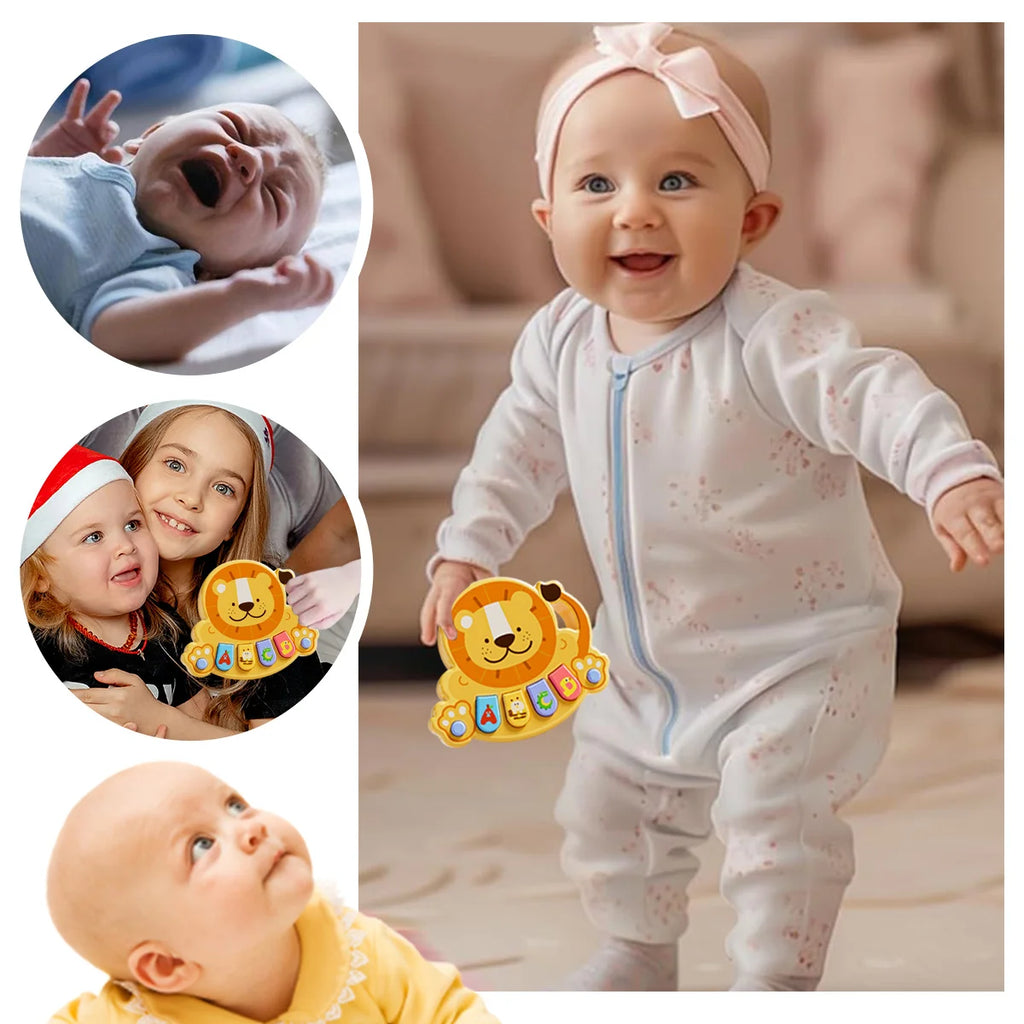 Baby Lion Music Box Toy Baby Music Enlightenment Toy Music Keyboard