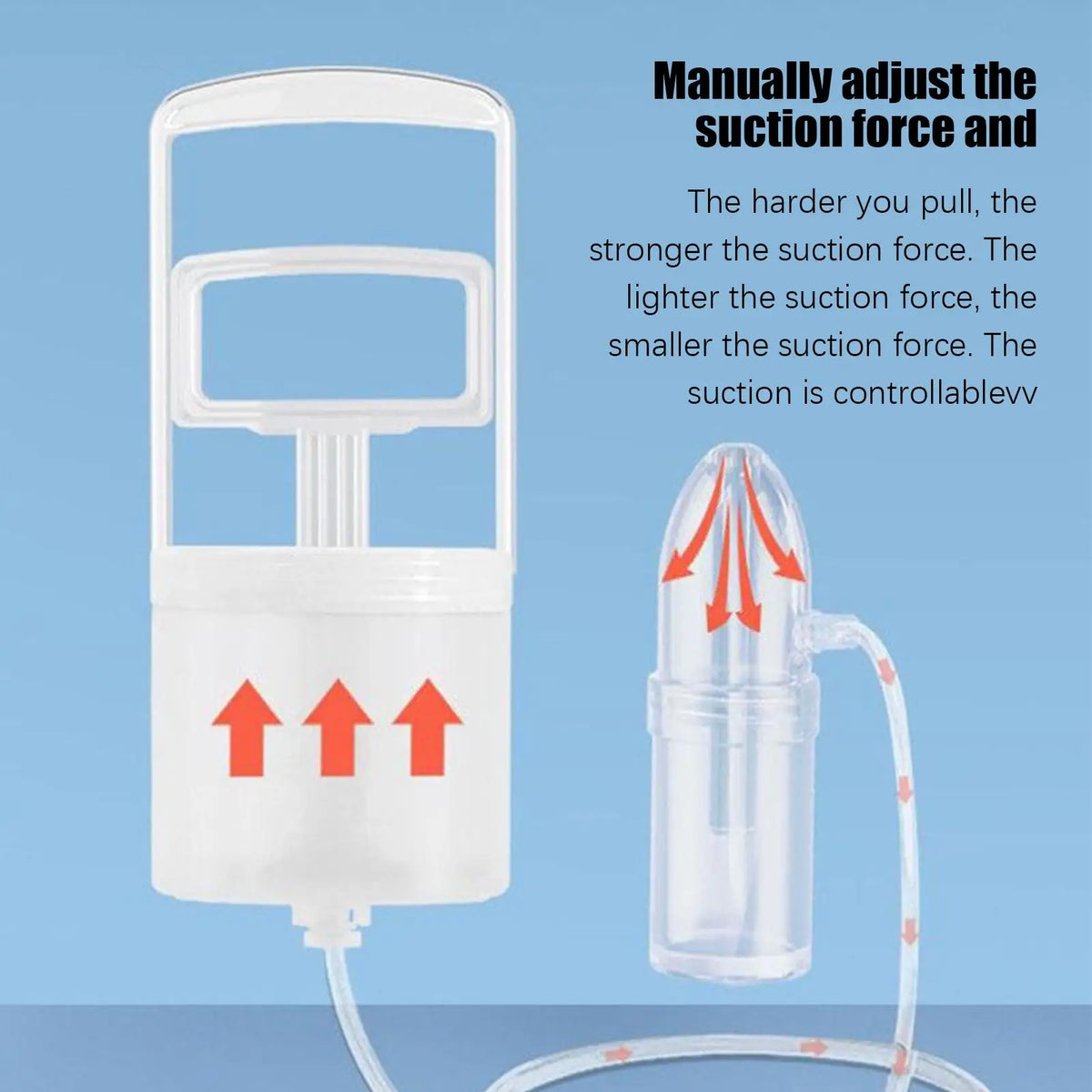 Baby Nasal Aspirator Nose Sucker Nasal Aspirator Quiet Manual Nose