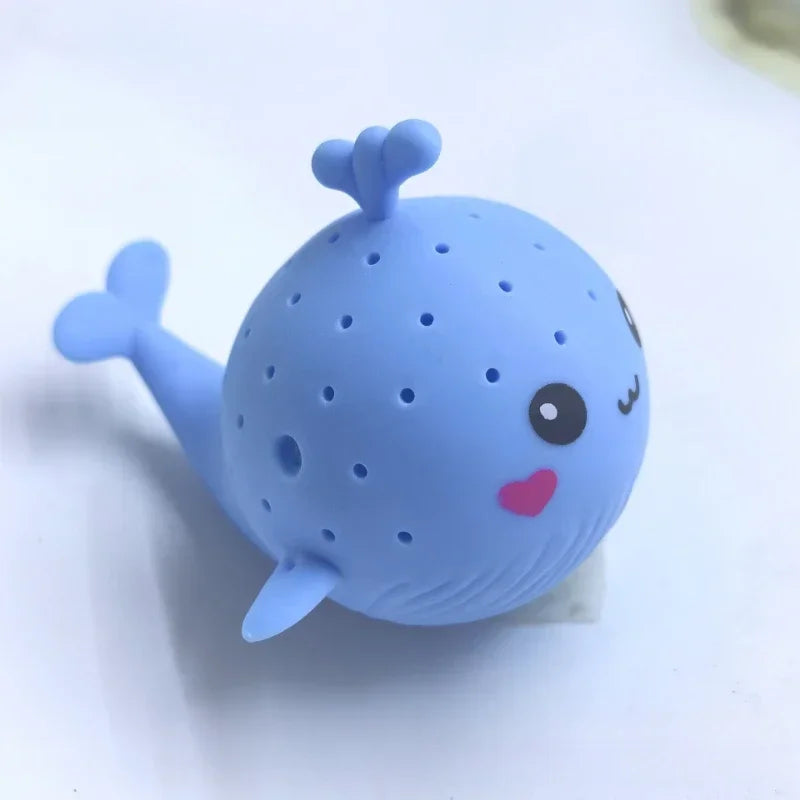 Baby Bath Toy Sponge Water Absorbing Whale Squeezing Stress Relief