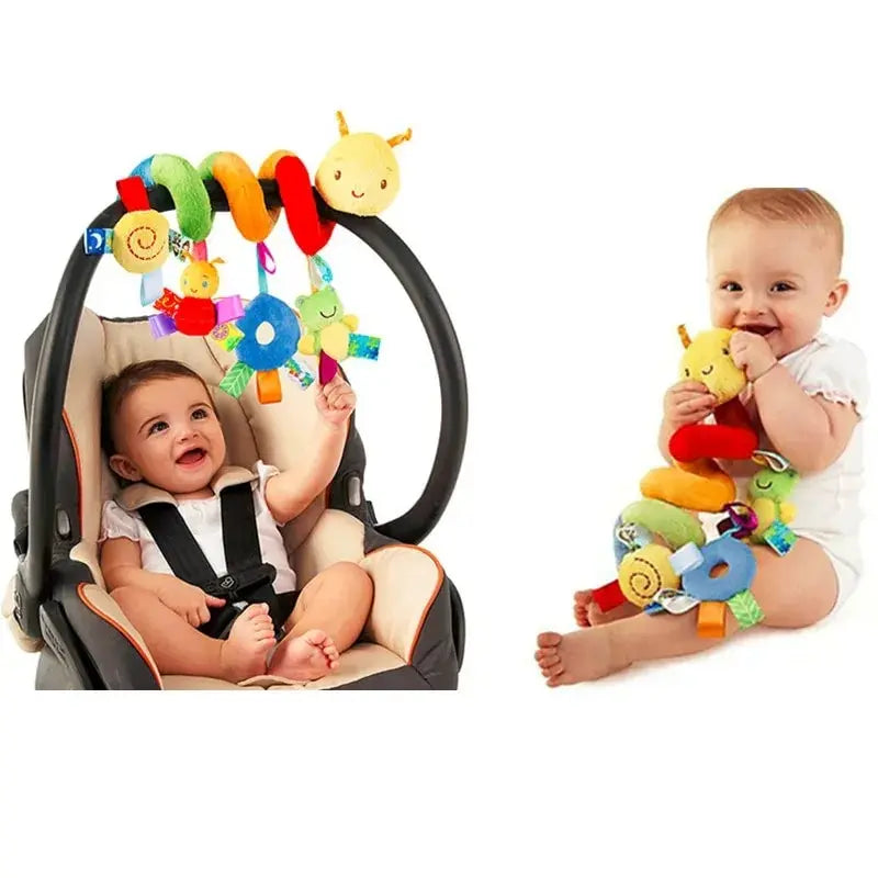 Cute Activity Musical Spiral Crib Stroller Car Seat Travel Hanging