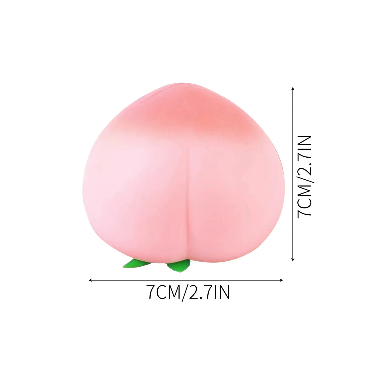 Fidget Toy Cartoon Peach PU Squishy Slow Rising Anti Stress
