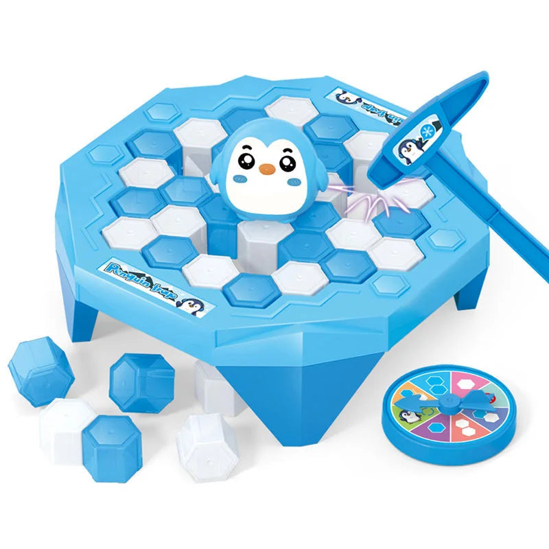 Mini Ice Breaking Penguin Saves Little Penguin Ice Knocking Game