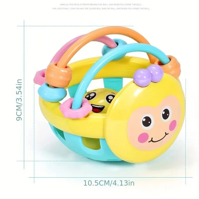 10cm Baby Toy Catch Ball Bendy Baby Walker Rattles Develop
