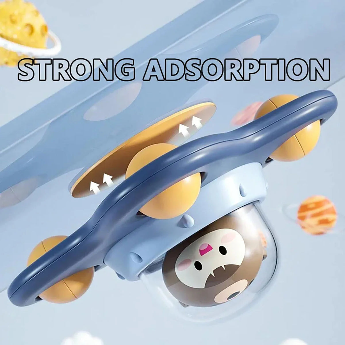 Baby Soothe Toy Cartoon Airplane Soothe Baby Baby Bath Fun Sucker
