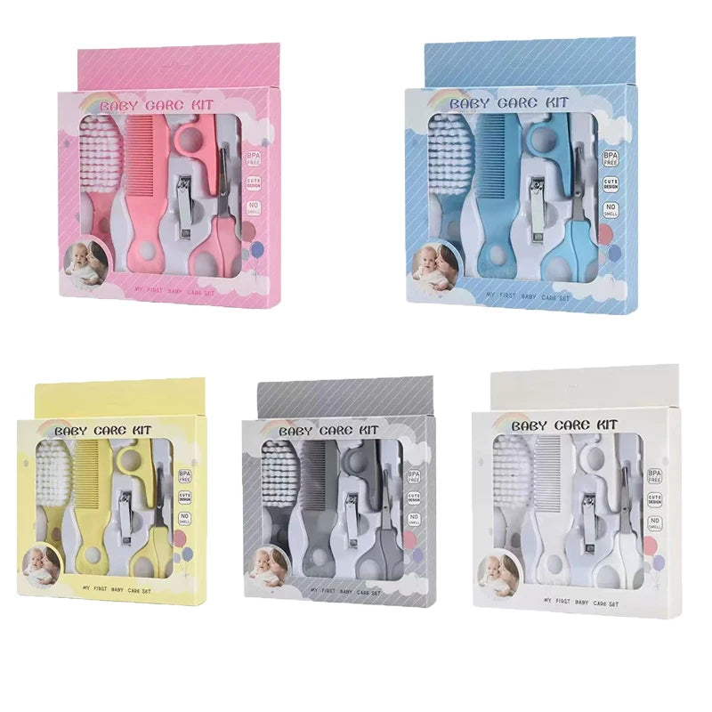 Baby Grooming Kit Baby Care Set BPA Free Design Comb Brush Nail