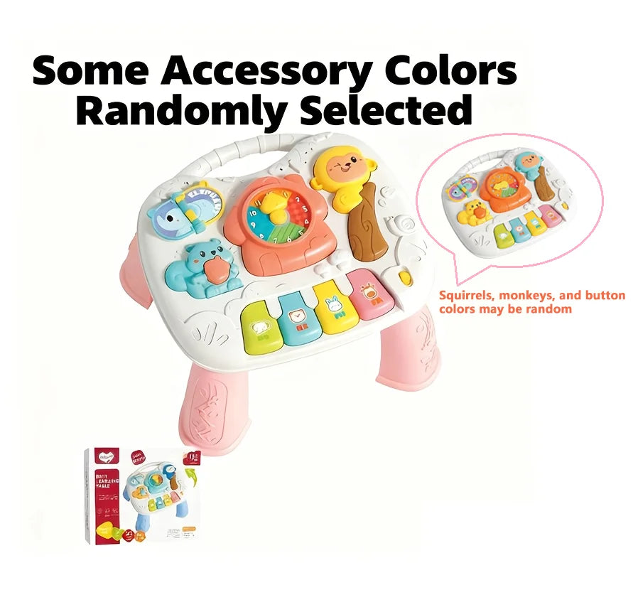 Baby Multifunctional Game Table Animal Sound Learning Piano Keys