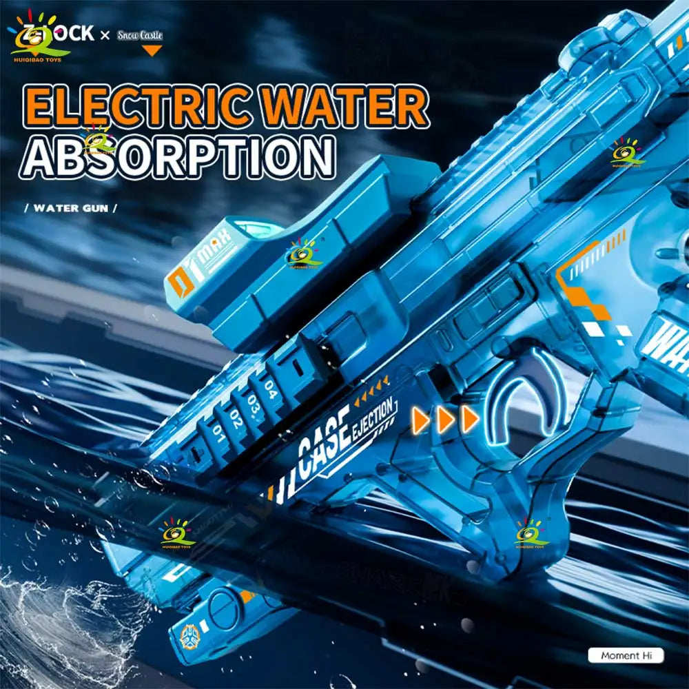 HUIQIBAO Children's electric water gun Toy, high-speed water sprayer,