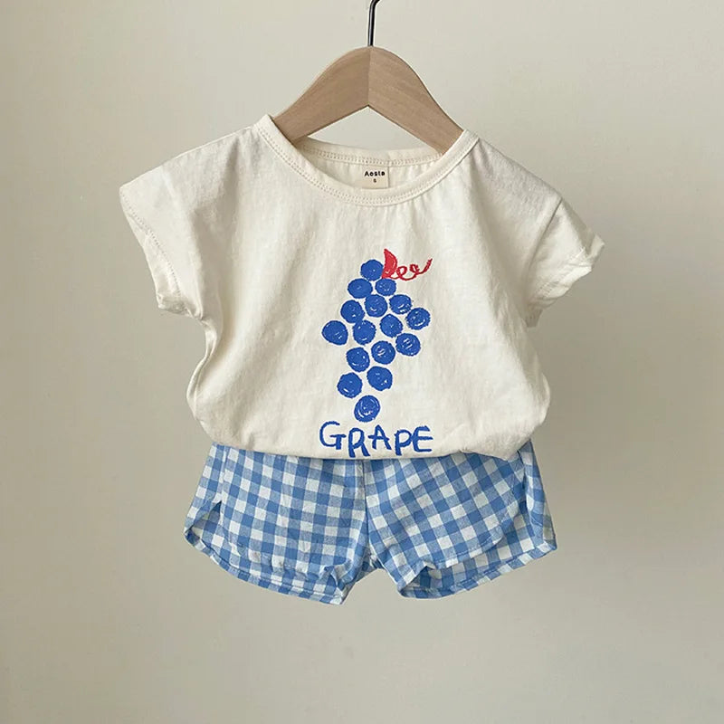 Baby Pajamas Sets Cotton Child Pajamas Toddler Summer Sleeveless Baby