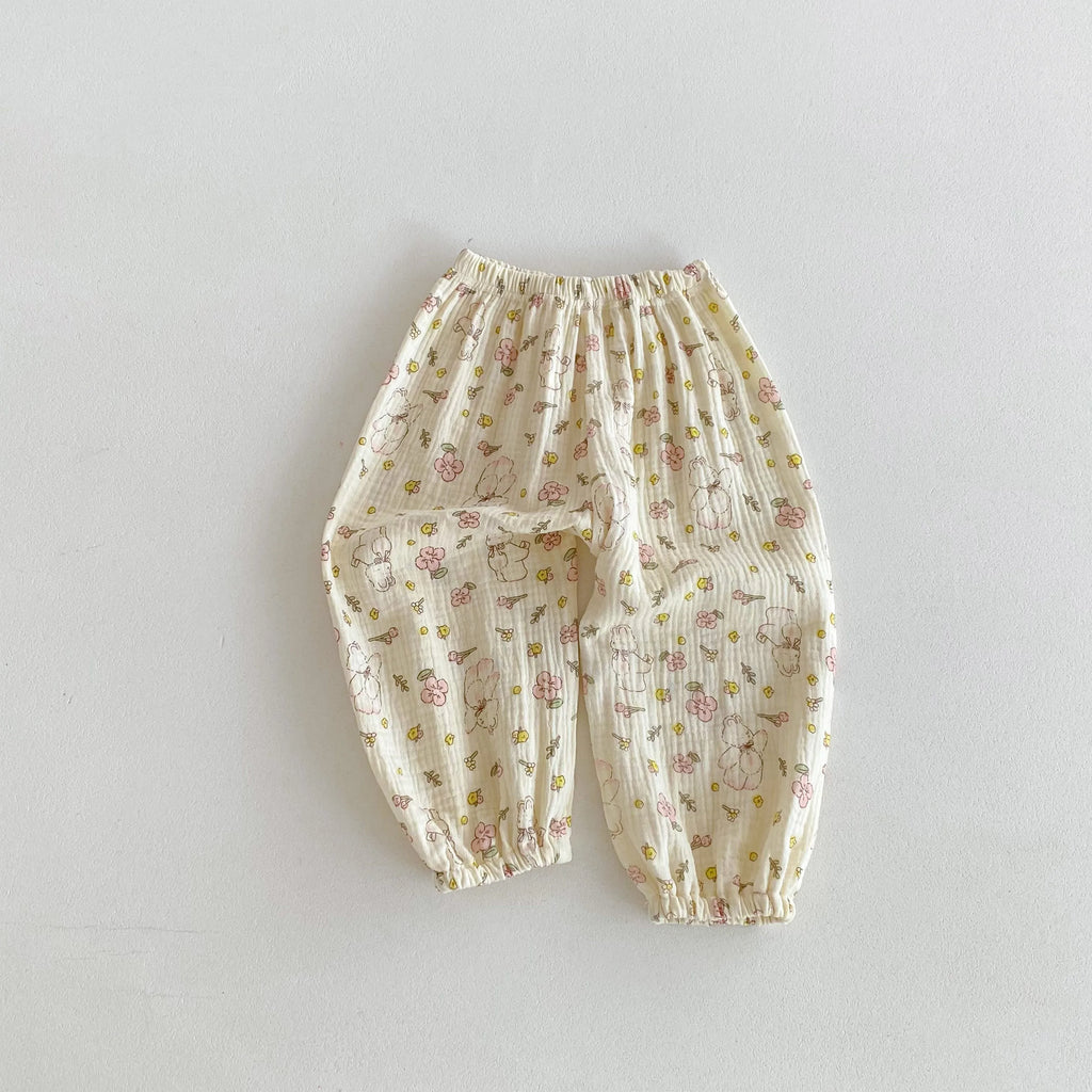 Baby Boys And Girls Summer Clothing Children's Anti Mosquito Pants